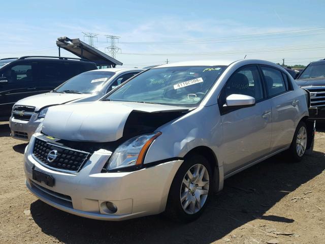 3N1AB61E98L736884 - 2008 NISSAN SENTRA 2.0 SILVER photo 2