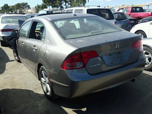 2HGFA16908H348134 - 2008 HONDA CIVIC EXL BROWN photo 3