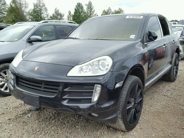 WP1AA29P68LA06522 - 2008 PORSCHE CAYENNE BLACK photo 2