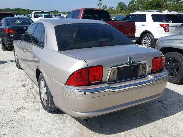 1LNHM87AX2Y617376 - 2002 LINCOLN LS Gümüş foto 3