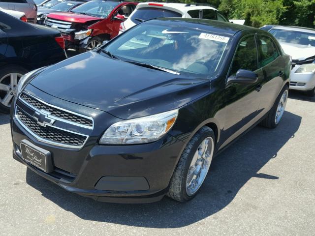 1G11D5RR8DF106781 - 2013 CHEVROLET MALIBU 1LT BLACK photo 2