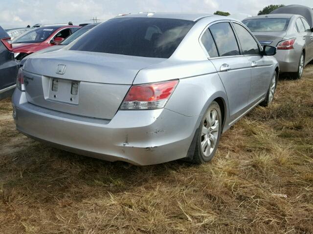 JHMCP26838C048893 - 2008 HONDA ACCORD EXL SILVER photo 4