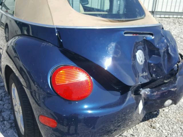 3VWCD31Y15M305595 - 2005 VOLKSWAGEN NEW BEETLE Mavi foto 9