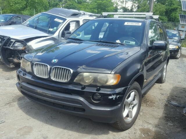 WBAFB33561LH14213 - 2001 BMW X5 4.4I BLACK photo 2