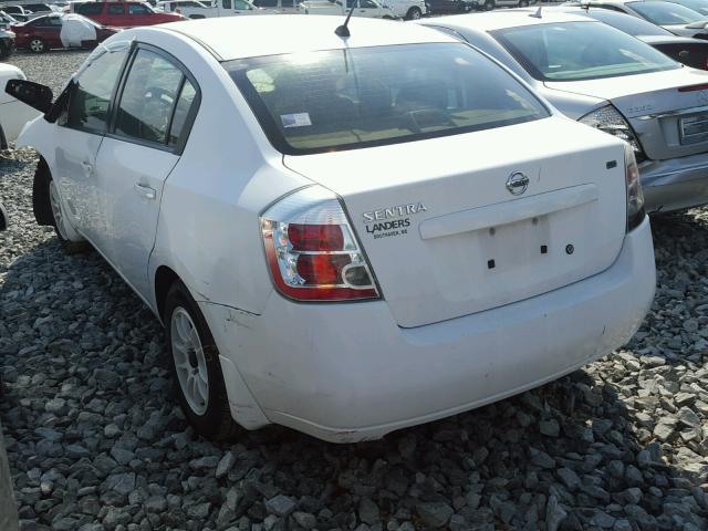 3N1AB61E99L671049 - 2009 NISSAN SENTRA 2.0 WHITE photo 3