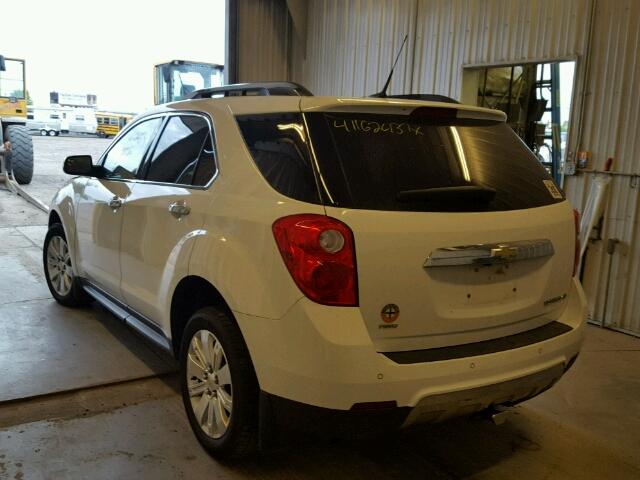 2CNFLNEC5B6473786 - 2011 CHEVROLET EQUINOX WHITE photo 3