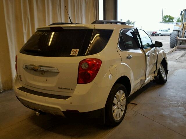 2CNFLNEC5B6473786 - 2011 CHEVROLET EQUINOX WHITE photo 4