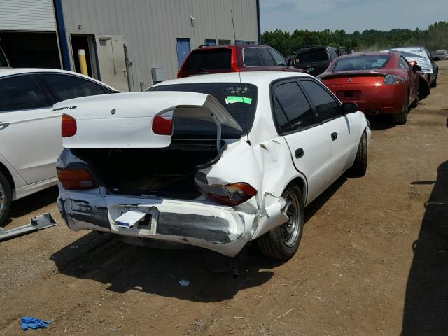 1Y1SK5282WZ420149 - 1998 CHEVROLET GEO PRIZM WHITE photo 4