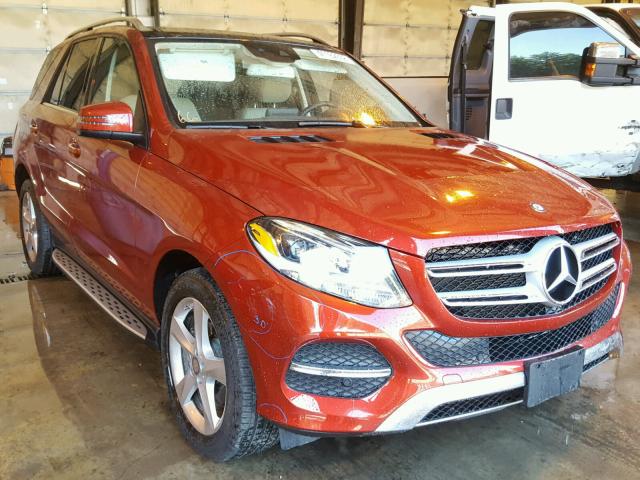 4JGDA5HB6HA844904 - 2017 MERCEDES-BENZ GLE 350 4M RED photo 1