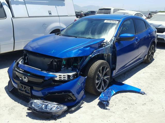 SHHFK7H46HU422192 - 2017 HONDA CIVIC SPOR 蓝色 照片 2