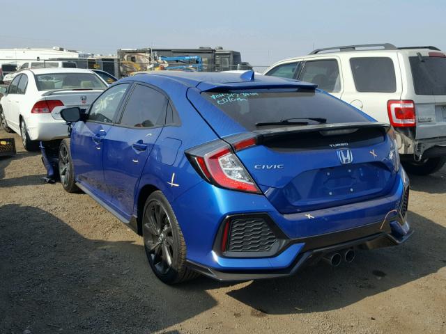 SHHFK7H46HU422192 - 2017 HONDA CIVIC SPOR 蓝色 照片 3