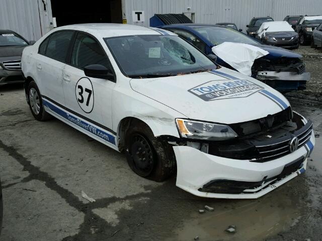 3VW267AJ3GM221958 - 2016 VOLKSWAGEN JETTA S 白色 照片 1