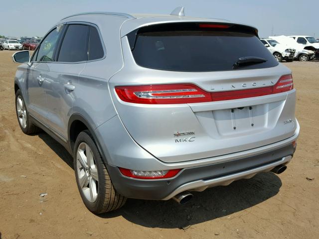 5LMTJ2AH5FUJ15388 - 2015 LINCOLN MKC SILVER photo 3