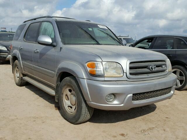 5TDZT34A73S155262 - 2003 TOYOTA SEQUOIA SILVER photo 1