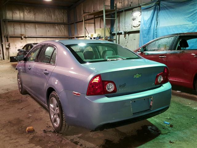 1G1ZG57B99F140803 - 2009 CHEVROLET MALIBU LS ლურჯი ფოტო 3