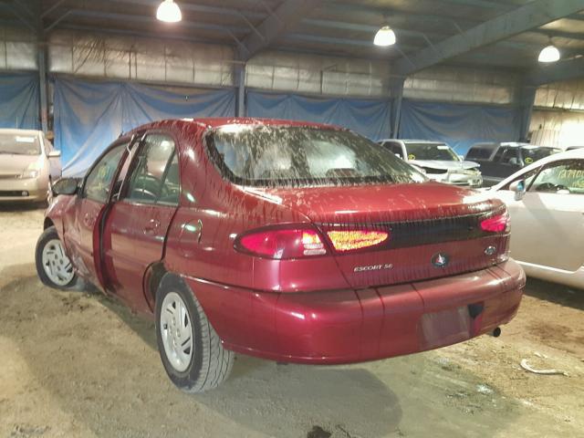 3FAFP13P81R234513 - 2001 FORD ESCORT RED photo 3