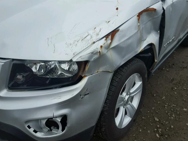 1C4NJCBB8ED624809 - 2014 JEEP COMPASS SP 银色 照片 9