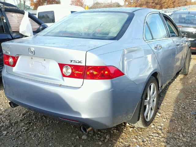 JH4CL96834C032160 - 2004 ACURA TSX BLUE photo 4