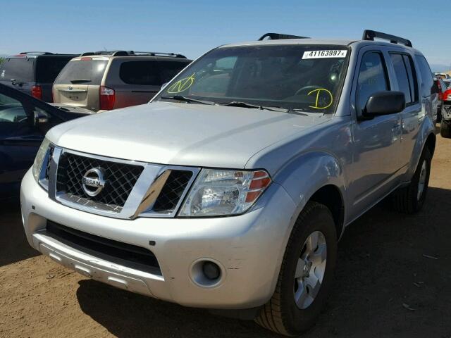 5N1AR18U38C621570 - 2008 NISSAN PATHFINDER SILVER photo 2