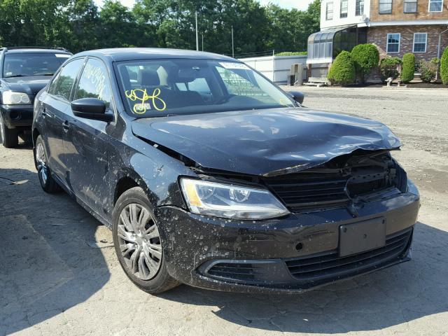 3VW2K7AJ3CM355133 - 2012 VOLKSWAGEN JETTA BASE Սև լուսանկար 1
