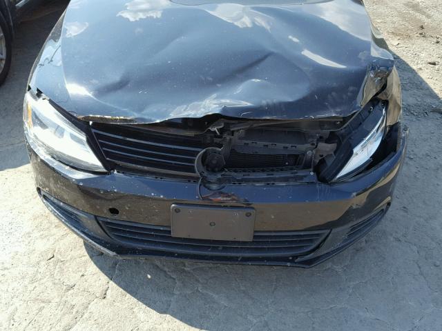 3VW2K7AJ3CM355133 - 2012 VOLKSWAGEN JETTA BASE Սև լուսանկար 7