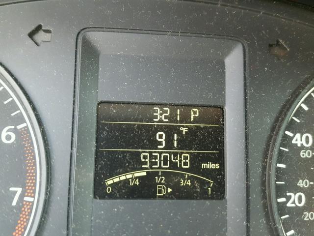 3VW2K7AJ3CM355133 - 2012 VOLKSWAGEN JETTA BASE Սև լուսանկար 8