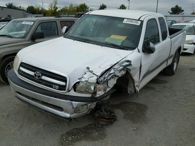 5TBRT3415YS084711 - 2000 TOYOTA TUNDRA ACC WHITE photo 2