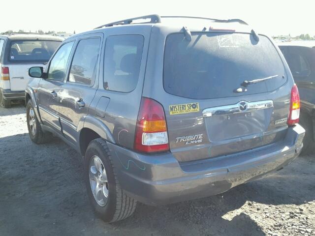 4F2YU09102KM58096 - 2002 MAZDA TRIBUTE LX GRAY photo 3