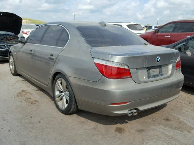 WBANU5C5XAC129925 - 2010 BMW 528 GRAY photo 3