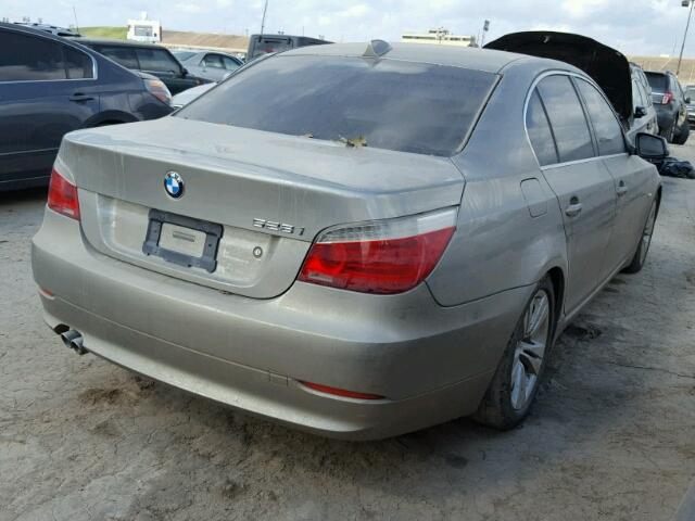 WBANU5C5XAC129925 - 2010 BMW 528 GRAY photo 4