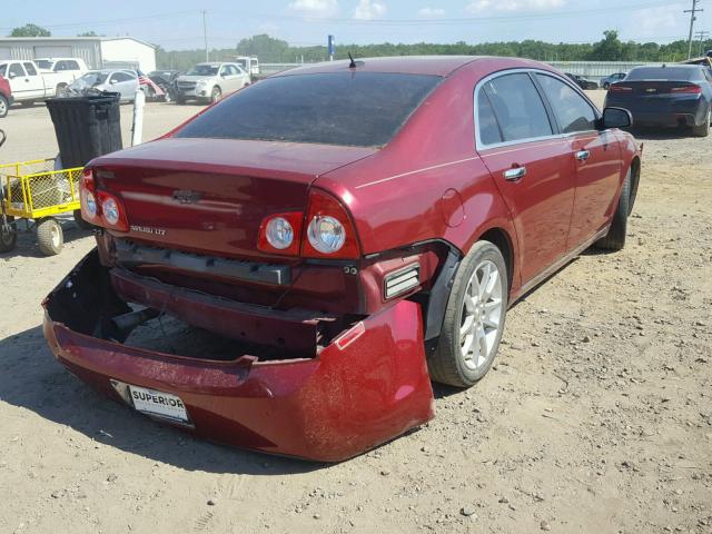 1G1ZE5E17BF133970 - 2011 CHEVROLET MALIBU LTZ 红色 照片 4