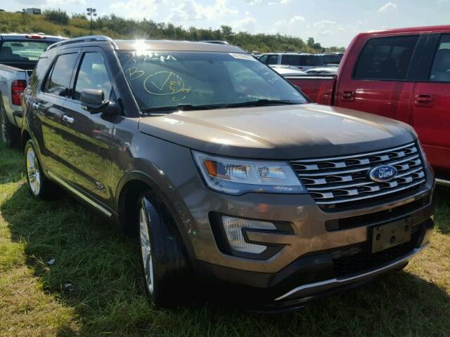 1FM5K7F81GGB11286 - 2016 FORD EXPLORER TAN photo 1