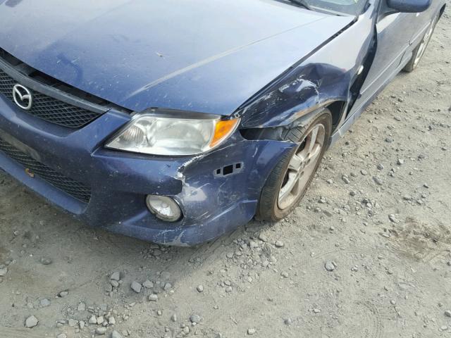 JM1BJ245321635556 - 2002 MAZDA PROTEGE PR BLUE photo 9