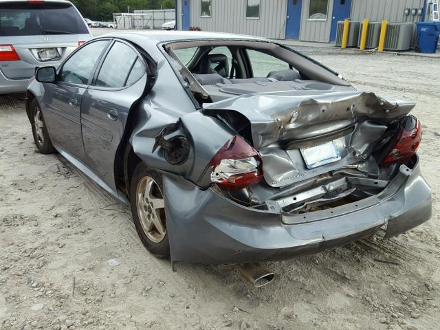 2G2WS522341316412 - 2004 PONTIAC GRAND PRIX GRAY photo 3
