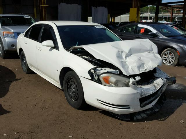 2G1WS57M291207073 - 2009 CHEVROLET IMPALA POL WHITE photo 1