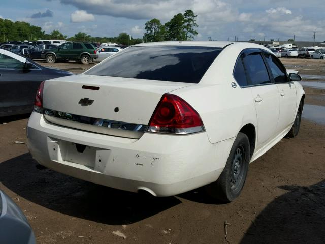 2G1WS57M291207073 - 2009 CHEVROLET IMPALA POL WHITE photo 4