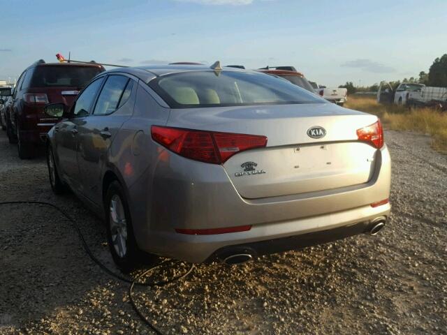 5XXGM4A74CG065944 - 2012 KIA OPTIMA LX SILVER photo 3