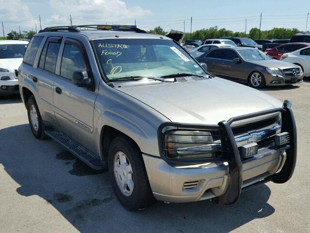 1GNDS13S922232142 - 2002 CHEVROLET TRAILBLAZE SILVER photo 1