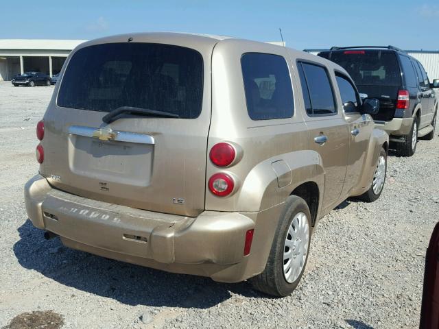 3GNDA13D07S513228 - 2007 CHEVROLET HHR LS 金色 照片 4