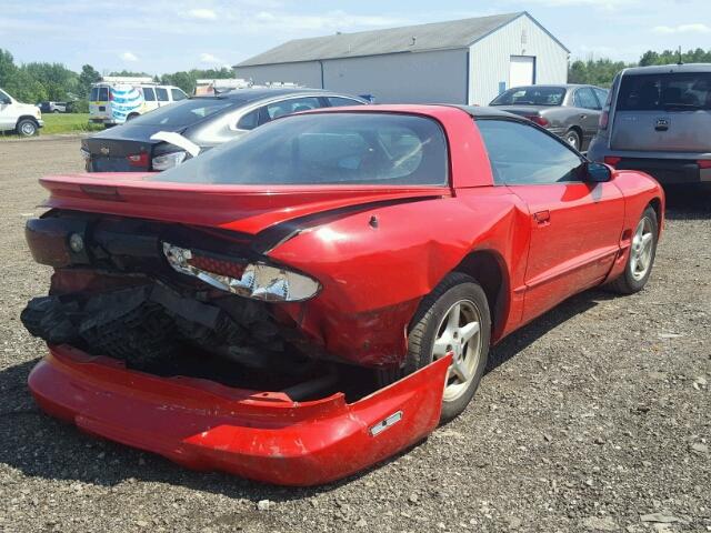 2G2FS22K4W2233230 - 1998 PONTIAC FIREBIRD RED photo 4