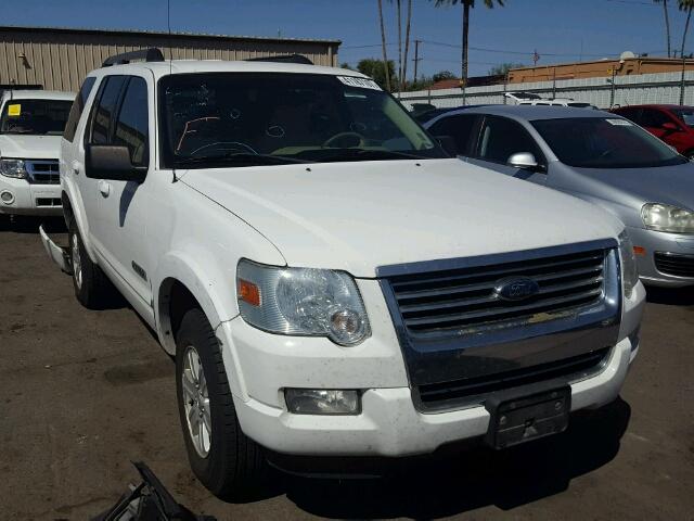 1FMEU73E28UA88902 - 2008 FORD EXPLORER X WHITE photo 1