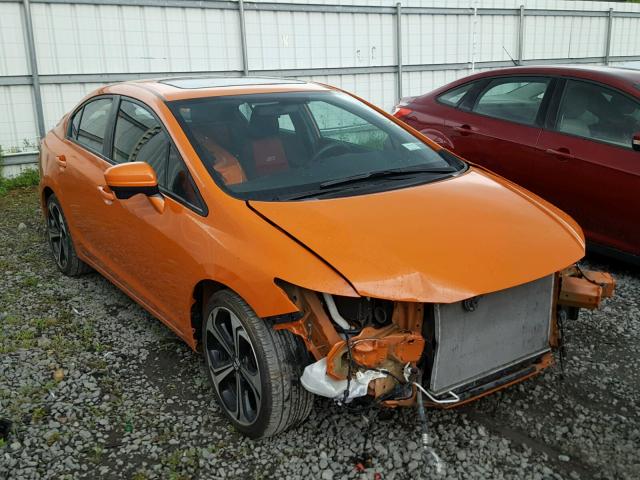 2HGFB6E54FH706907 - 2015 HONDA CIVIC SI ORANGE photo 1