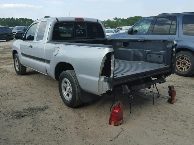 5TETX22N68Z560663 - 2008 TOYOTA TACOMA SILVER photo 3