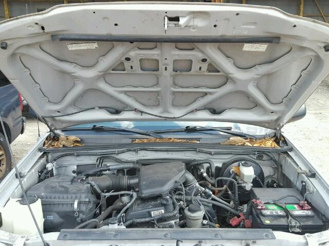 5TETX22N68Z560663 - 2008 TOYOTA TACOMA SILVER photo 7