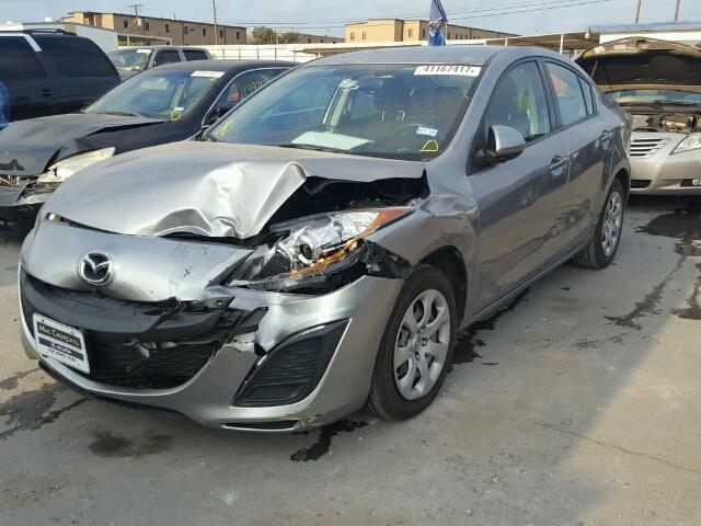 JM1BL1UF7B1466624 - 2011 MAZDA 3 I SILVER photo 2