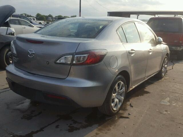 JM1BL1UF7B1466624 - 2011 MAZDA 3 I SILVER photo 4