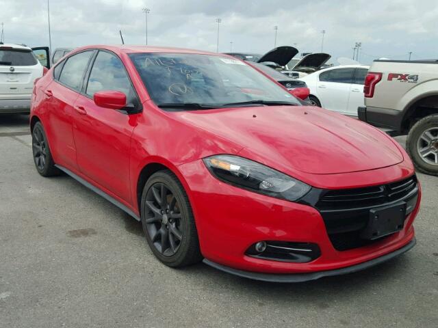 1C3CDFBB0GD644737 - 2016 DODGE DART SXT RED photo 1