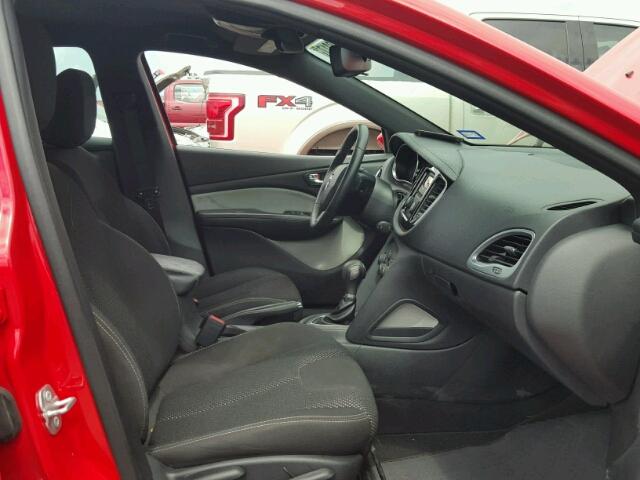 1C3CDFBB0GD644737 - 2016 DODGE DART SXT RED photo 6