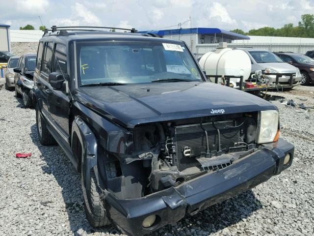 1J8HH58P47C547929 - 2007 JEEP COMMANDER BLACK photo 1