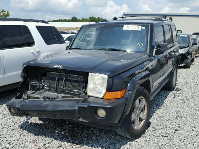 1J8HH58P47C547929 - 2007 JEEP COMMANDER BLACK photo 2